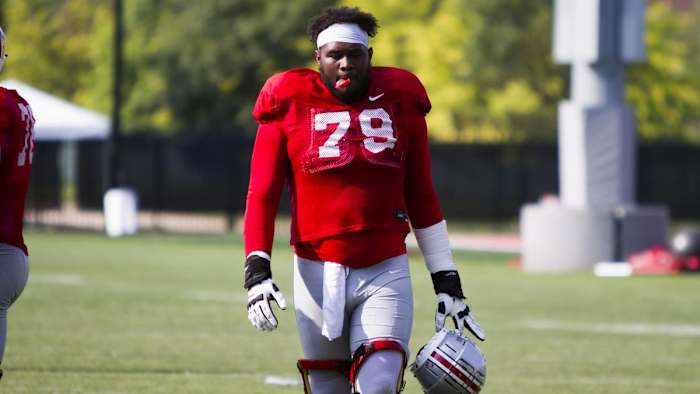 Offensive tackle Dawand Jones